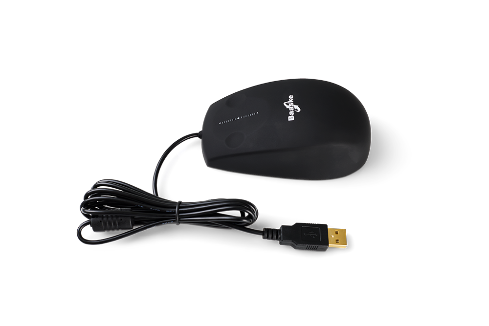 Medizinische Silikon Laser Maus LS01 – Schwarz