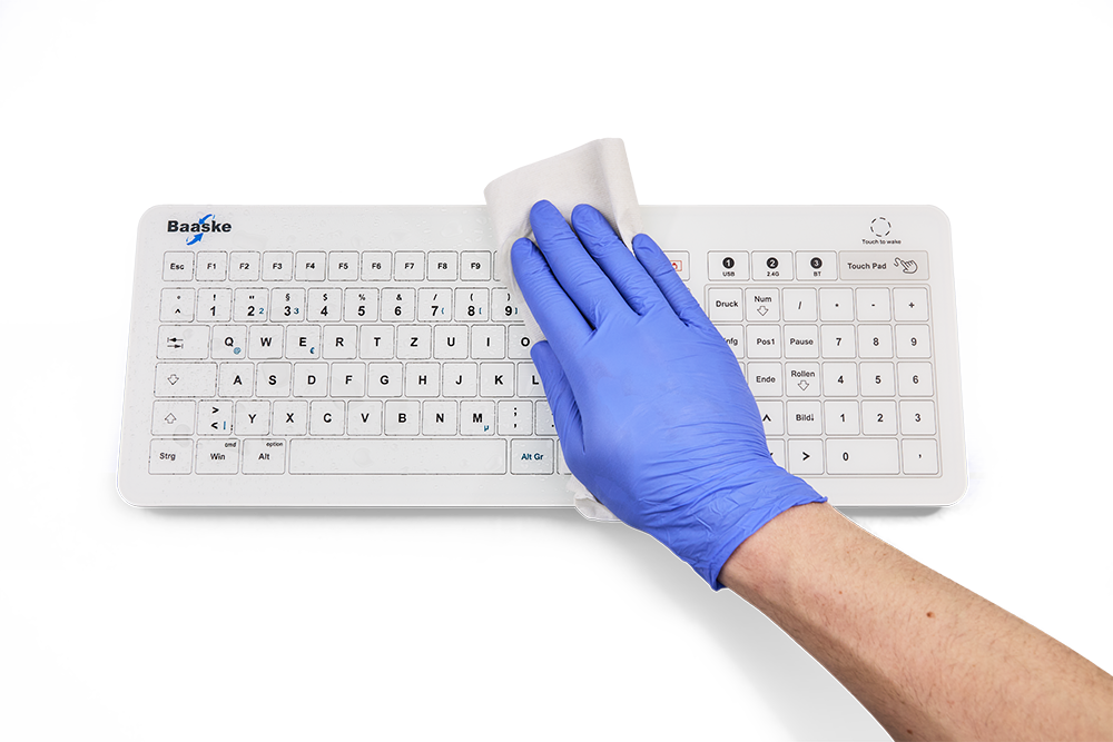 Medizinische Glastastatur Baaske GL01 (DE)