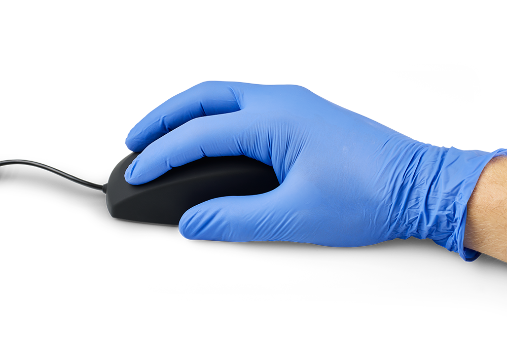 Medizinische Silikon Laser Maus LS01 – Schwarz