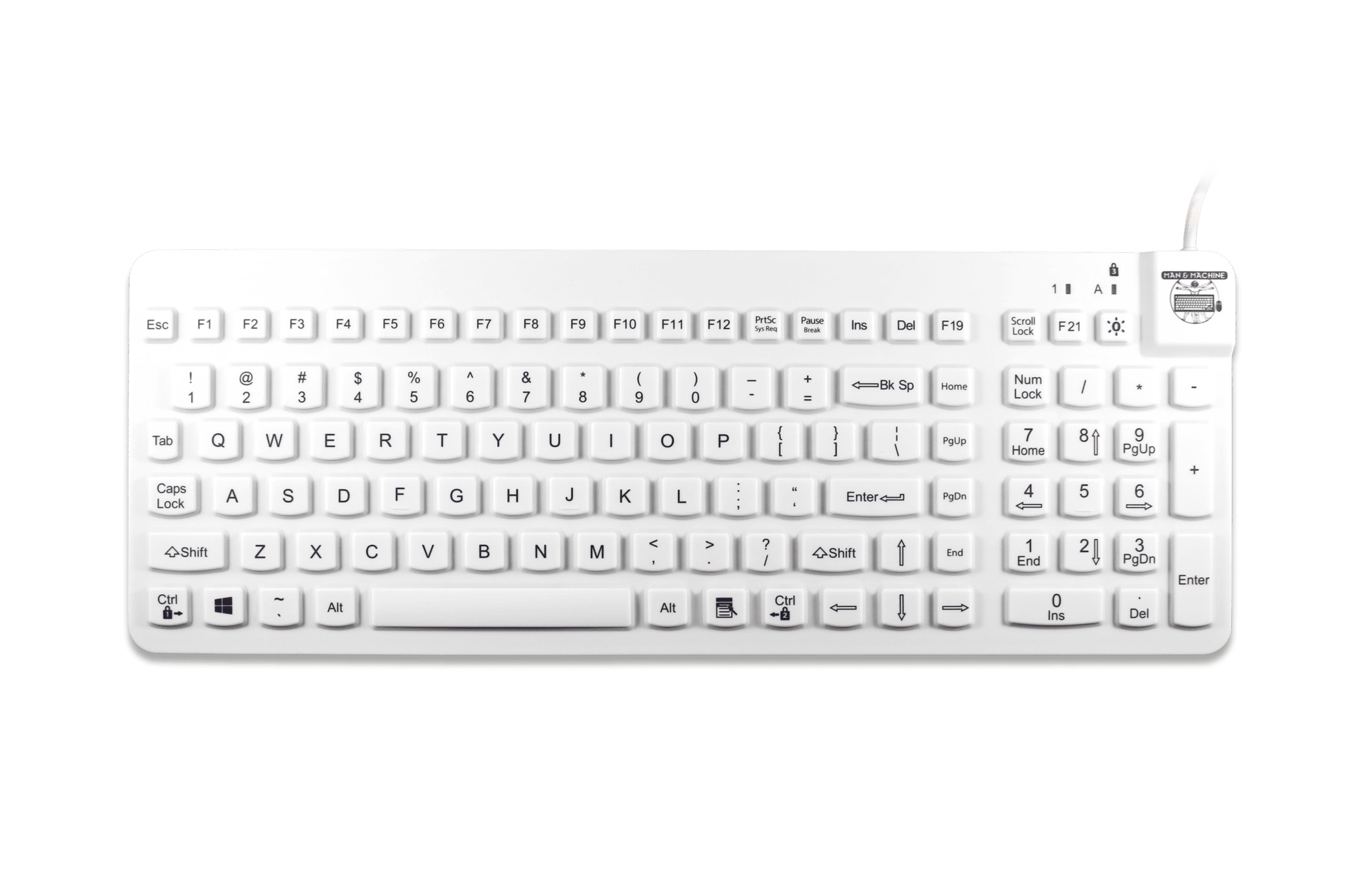Man & Machine Really Cool Medizinische Tastatur (DE)